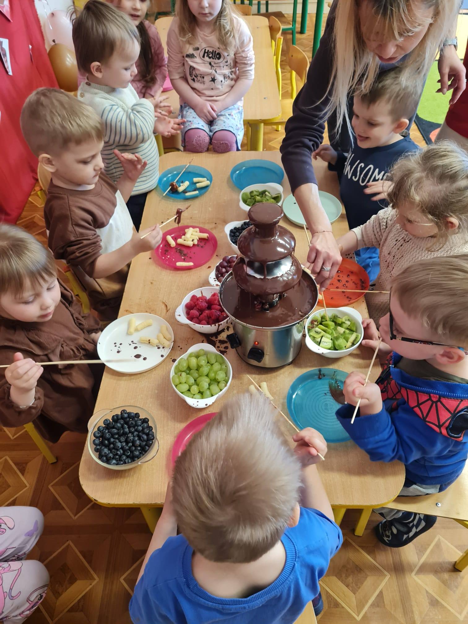 Obchody Dnia Czekolady w przedszkolu